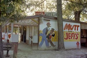 [Exterior of Mutt and Jeff's Concession Stand]