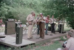 Primary view of object titled '[Band Performing at Big Thicket Day #1]'.