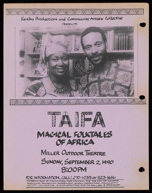 [Flyer: Taifa: Magical Folktales of Africa]