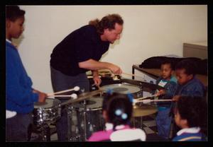 [Daniel Adams Drumming with Children]