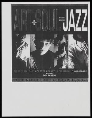 [Postcard: Art and Soul Equal Jazz]