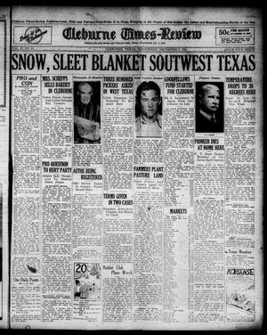 Cleburne Times-Review (Cleburne, Tex.), Vol. 27, No. 51, Ed. 1 Wednesday, December 2, 1931