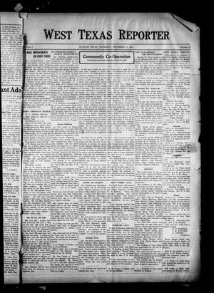 West Texas Reporter (Graham, Tex.), Vol. 2, No. 8, Ed. 1 Thursday, November 13, 1913