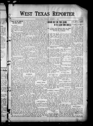 West Texas Reporter (Graham, Tex.), Vol. 2, No. 12, Ed. 1 Thursday, December 11, 1913