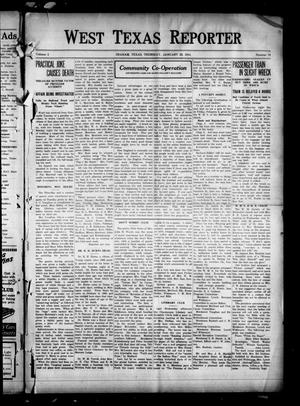 West Texas Reporter (Graham, Tex.), Vol. 2, No. 19, Ed. 1 Thursday, January 29, 1914