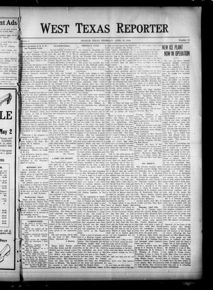 West Texas Reporter (Graham, Tex.), Vol. 2, No. 32, Ed. 1 Thursday, April 30, 1914
