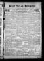 Primary view of West Texas Reporter (Graham, Tex.), Vol. 2, No. 49, Ed. 1 Thursday, August 27, 1914