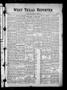 Primary view of West Texas Reporter (Graham, Tex.), Vol. 3, No. 2, Ed. 1 Friday, October 2, 1914