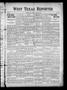 Thumbnail image of item number 1 in: 'West Texas Reporter (Graham, Tex.), Vol. 3, No. 15, Ed. 1 Friday, January 8, 1915'.