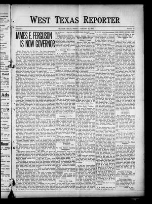 West Texas Reporter (Graham, Tex.), Vol. 3, No. 17, Ed. 1 Friday, January 22, 1915