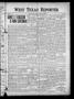Primary view of West Texas Reporter (Graham, Tex.), Vol. 3, No. 17, Ed. 1 Friday, January 22, 1915