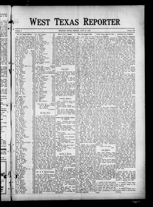 West Texas Reporter (Graham, Tex.), Vol. 3, No. 38, Ed. 1 Friday, June 18, 1915