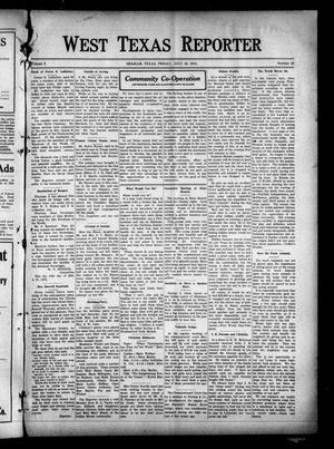 West Texas Reporter (Graham, Tex.), Vol. 3, No. 42, Ed. 1 Friday, July 16, 1915