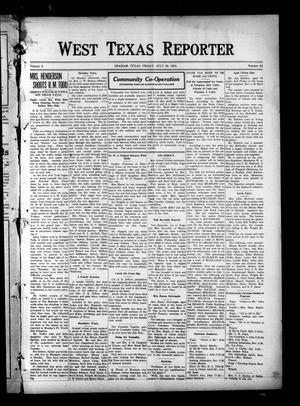 West Texas Reporter (Graham, Tex.), Vol. 3, No. 43, Ed. 1 Friday, July 23, 1915
