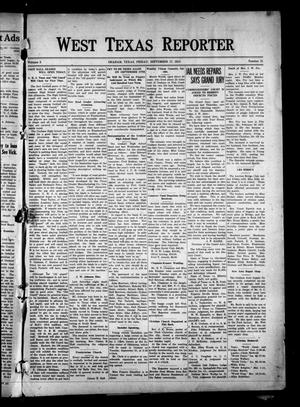West Texas Reporter (Graham, Tex.), Vol. 3, No. 51, Ed. 1 Friday, September 17, 1915