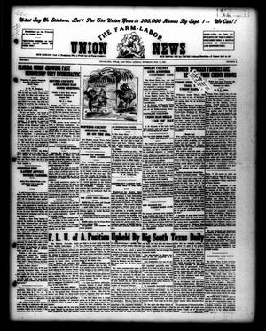 Primary view of object titled 'The Farm-Labor Union News (Texarkana, Tex.), Vol. 5, No. 2, Ed. 1 Thursday, August 13, 1925'.