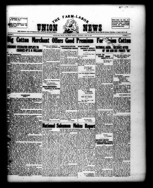 Primary view of object titled 'The Farm-Labor Union News (Texarkana, Tex.), Vol. 5, No. 7, Ed. 1 Thursday, September 10, 1925'.