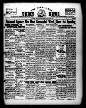 Primary view of object titled 'The Farm-Labor Union News (Texarkana, Tex.), Vol. 5, No. 8, Ed. 1 Thursday, September 17, 1925'.