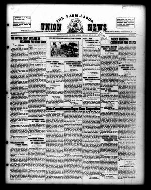Primary view of object titled 'The Farm-Labor Union News (Texarkana, Tex.), Vol. 5, No. 9, Ed. 1 Thursday, September 24, 1925'.