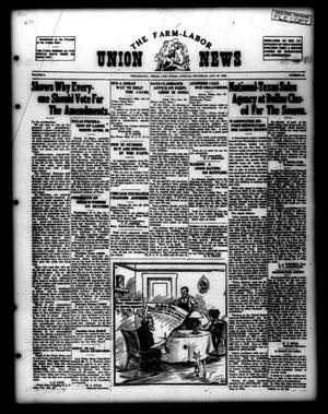 The Farm-Labor Union News (Texarkana, Tex.), Vol. 5, No. 26, Ed. 1 Thursday, January 28, 1926