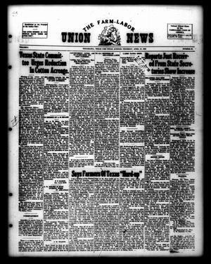 The Farm-Labor Union News (Texarkana, Tex.), Vol. 5, No. 37, Ed. 1 Thursday, April 15, 1926