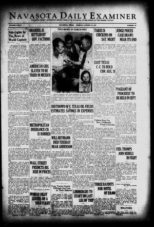 Navasota Daily Examiner (Navasota, Tex.), Vol. 34, No. 161, Ed. 1 Tuesday, August 18, 1931
