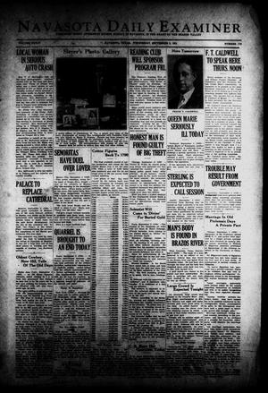 Navasota Daily Examiner (Navasota, Tex.), Vol. 34, No. 173, Ed. 1 Wednesday, September 2, 1931