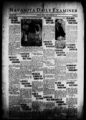 Primary view of object titled 'Navasota Daily Examiner (Navasota, Tex.), Vol. 34, No. 175, Ed. 1 Friday, September 4, 1931'.