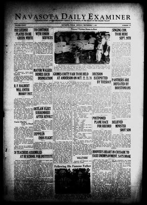 Navasota Daily Examiner (Navasota, Tex.), Vol. 34, No. 177, Ed. 1 Monday, September 7, 1931