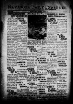 Navasota Daily Examiner (Navasota, Tex.), Vol. 34, No. 203, Ed. 1 Wednesday, October 7, 1931