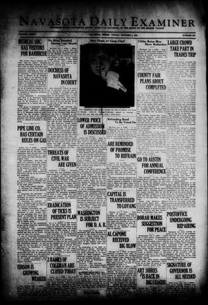 Navasota Daily Examiner (Navasota, Tex.), Vol. 34, No. 205, Ed. 1 Friday, October 9, 1931