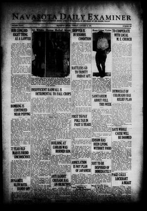 Navasota Daily Examiner (Navasota, Tex.), Vol. 34, No. 208, Ed. 1 Tuesday, October 13, 1931
