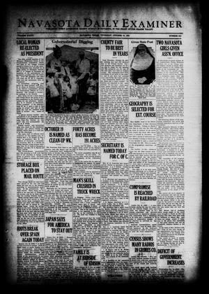 Navasota Daily Examiner (Navasota, Tex.), Vol. 34, No. 210, Ed. 1 Thursday, October 15, 1931