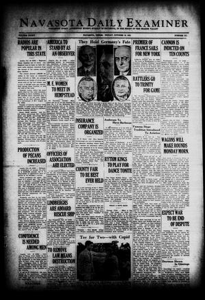 Navasota Daily Examiner (Navasota, Tex.), Vol. 34, No. 211, Ed. 1 Friday, October 16, 1931