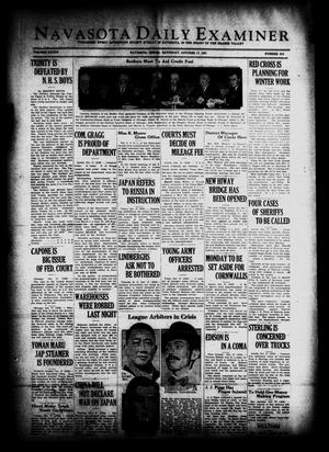 Navasota Daily Examiner (Navasota, Tex.), Vol. 34, No. 212, Ed. 1 Saturday, October 17, 1931