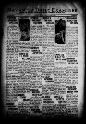 Navasota Daily Examiner (Navasota, Tex.), Vol. 34, No. 222, Ed. 1 Thursday, October 29, 1931