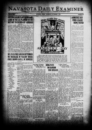 Navasota Daily Examiner (Navasota, Tex.), Vol. 34, No. 233, Ed. 1 Wednesday, November 11, 1931