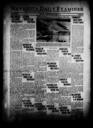 Navasota Daily Examiner (Navasota, Tex.), Vol. 34, No. 249, Ed. 1 Tuesday, December 1, 1931