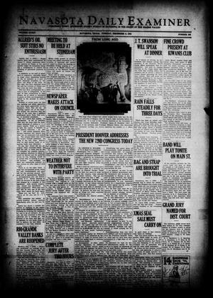 Navasota Daily Examiner (Navasota, Tex.), Vol. 34, No. 255, Ed. 1 Tuesday, December 8, 1931