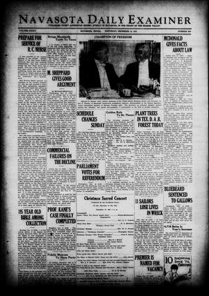 Navasota Daily Examiner (Navasota, Tex.), Vol. 34, No. 259, Ed. 1 Saturday, December 12, 1931