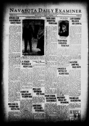 Primary view of object titled 'Navasota Daily Examiner (Navasota, Tex.), Vol. 34, No. 261, Ed. 1 Tuesday, December 15, 1931'.