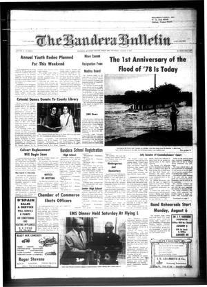 Primary view of object titled 'The Bandera Bulletin (Bandera, Tex.), Vol. 35, No. 4, Ed. 1 Thursday, August 2, 1979'.
