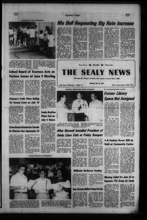 Primary view of object titled 'The Sealy News (Sealy, Tex.), Vol. 94, No. 13, Ed. 1 Thursday, June 18, 1981'.