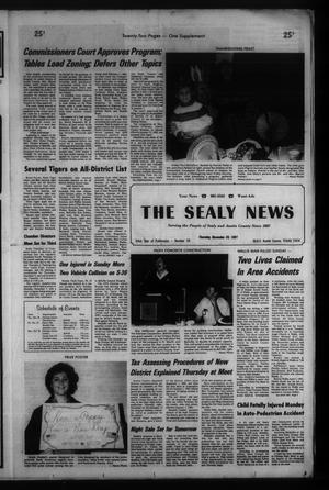 Primary view of object titled 'The Sealy News (Sealy, Tex.), Vol. 94, No. 36, Ed. 1 Thursday, November 26, 1981'.