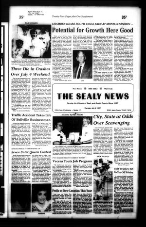 The Sealy News (Sealy, Tex.), Vol. 100, No. 17, Ed. 1 Thursday, July 9, 1987