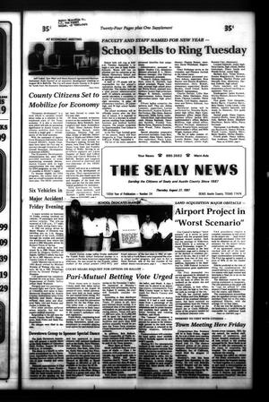 The Sealy News (Sealy, Tex.), Vol. 100, No. 24, Ed. 1 Thursday, August 27, 1987