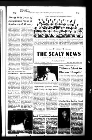The Sealy News (Sealy, Tex.), Vol. 100, No. 25, Ed. 1 Thursday, September 3, 1987