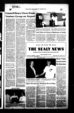 The Sealy News (Sealy, Tex.), Vol. 100, No. 26, Ed. 1 Thursday, September 10, 1987