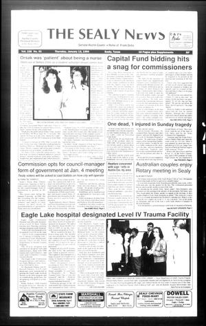 The Sealy News (Sealy, Tex.), Vol. 106, No. 45, Ed. 1 Thursday, January 13, 1994