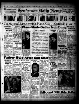 Henderson Daily News (Henderson, Tex.), Vol. 7, No. 187, Ed. 1 Sunday, October 24, 1937